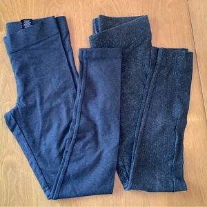 Nicole Miller Originals Set of 5 dark grey leggings